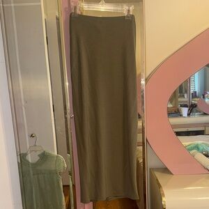 Forever 21 Dark Olive Pencil Skirt